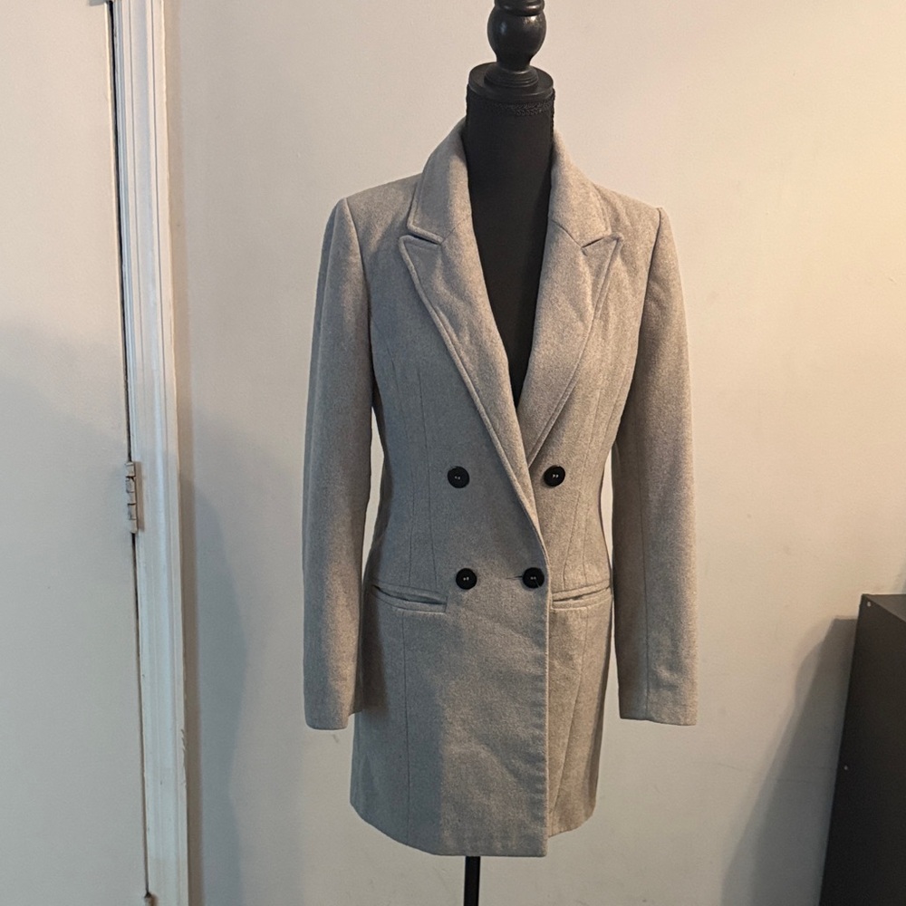 Primark Women's Light Gray Coat
